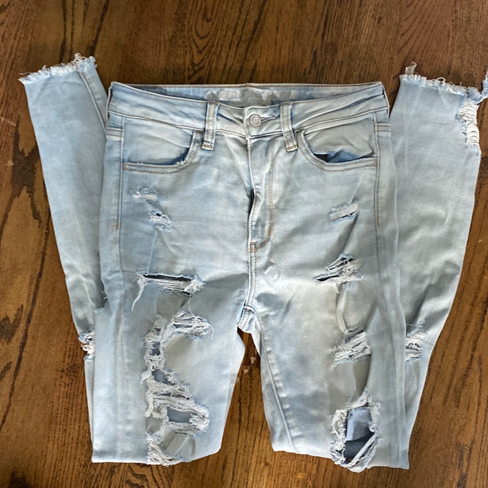 American Eagle Ripped Skinny Jeans